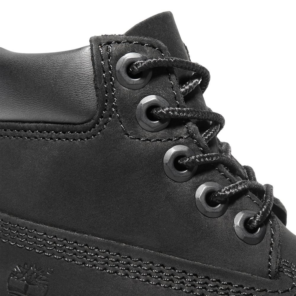 Bototos Timberland Niños 6-Inch Toddler Premium Waterproof Negras - Chile DFN-624103